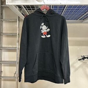 Black Mickey Mouse Disney hooded sweatshirt. NWT.